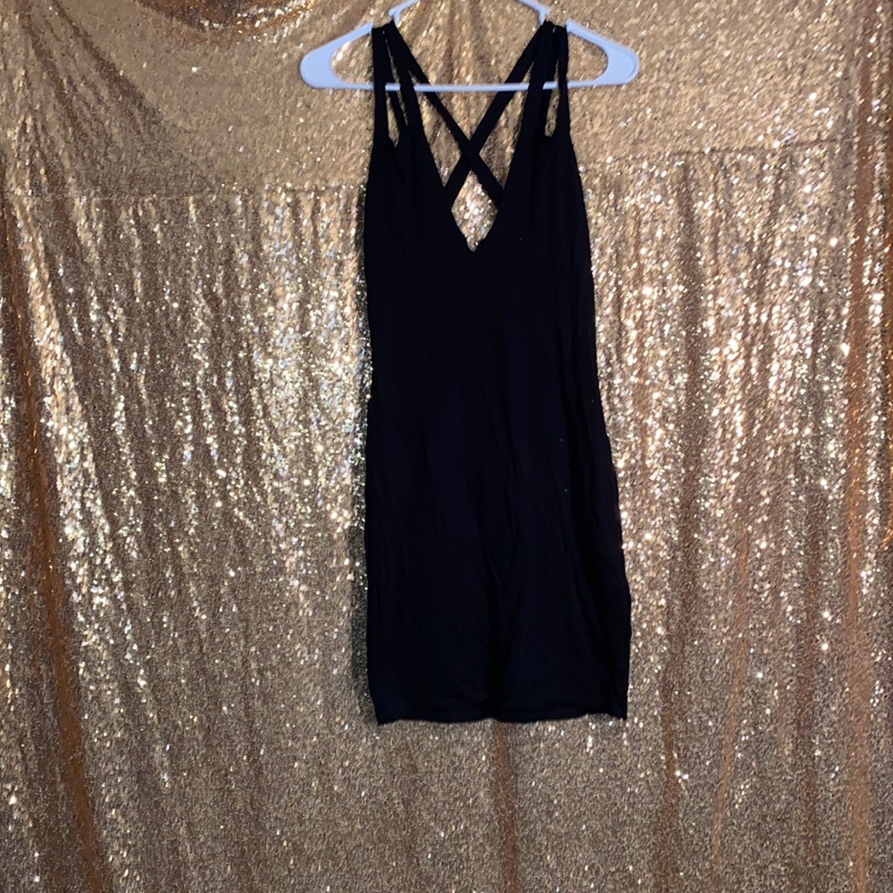 black mini dress ✔️